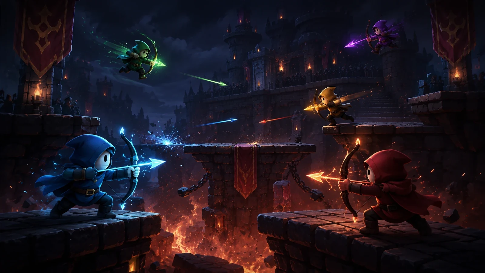 Gold of Clans 2 — Multiplayer Arrow Fight